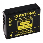 Baterija (akumuliatorius) foto-video kamerai Panasonic CGA-S007 Lumix DMC TZ2  3,7V 1000mAh(1043)