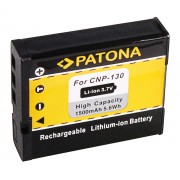 Baterija (akumuliatorius) foto-video kamerai Casio NP-130 Exilim EXH30 EX-H30  3,7V 1500mAh (1087)