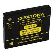 Baterija (akumuliatorius) foto-video kamerai Panasonic DMW-BCK7E Lumix DMC78FXW  3,6V 680mAh  (1091)