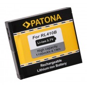 Baterija (akumuliatorius) foto-video kamerai Rollei RL410B Actioncam 230   3,7V 1100mAh (1245)