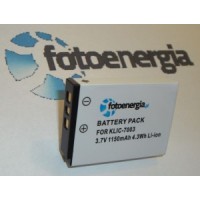 Baterija (akumuliatorius) foto-video kamerai KODAK KLIC-7003 EasyShare V1003 3,7V 1150mAh / 4,3Wh (AK139)
