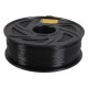 1,75 mm juodas  ABS 3D spausdintuvo siūlas 1 kg  (5034)PAT