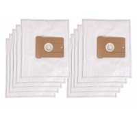 10x dulkių siurblio mikro vilna maišeliai, tinkamas AEG Gr. 22 23 24 25 26 ir kitiems (9507)PAT